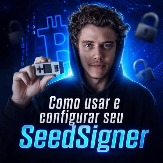 Capa do curso: SeedSigner: curso completo de hardwallet air-gapped para Bitcoin
